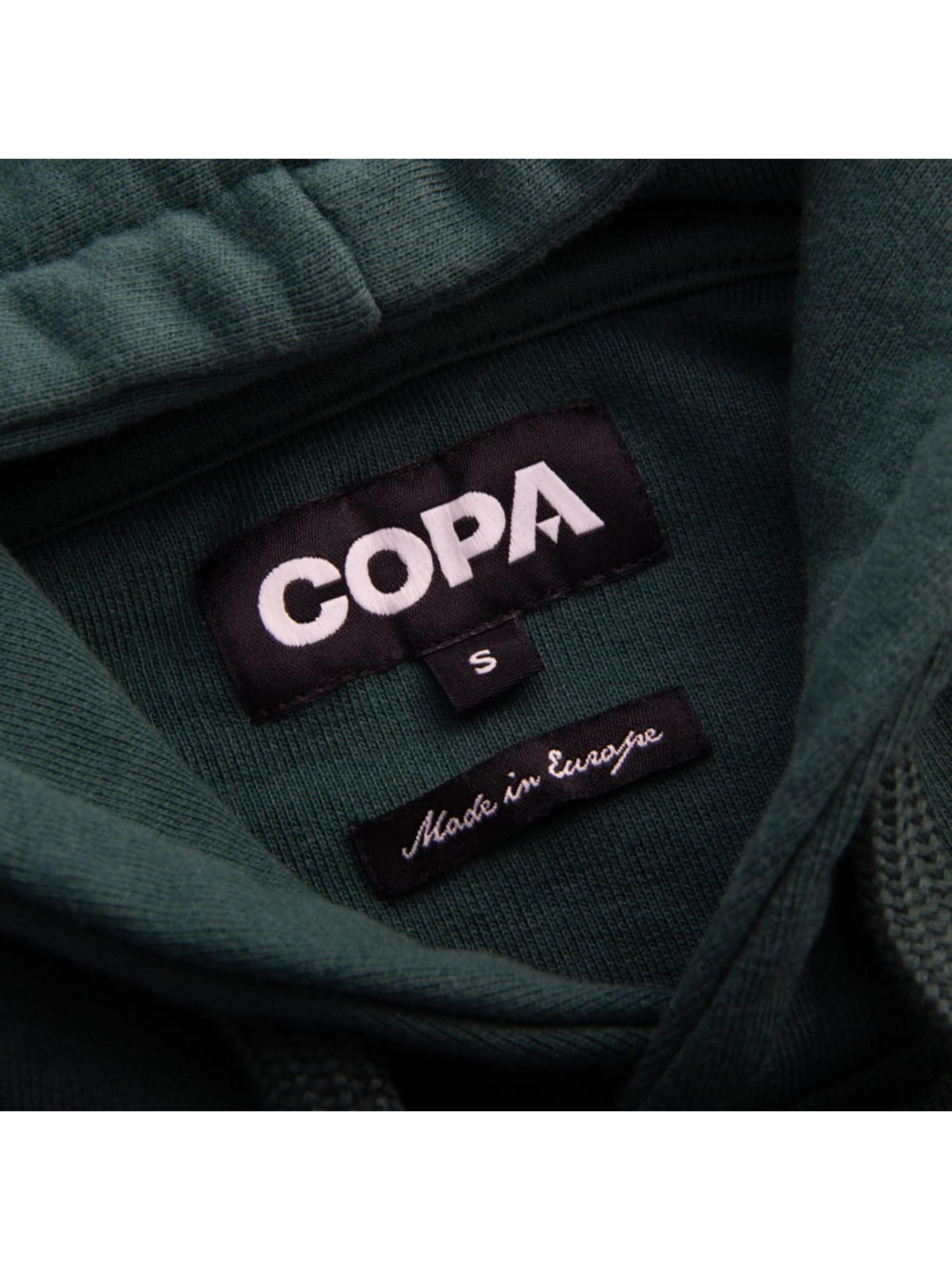 COPA FOOTBALL Trui 'Brazil Legends Geborduurde Hoodie' in Groen