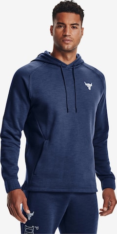 UNDER ARMOUR - Sudadera con cremallera 'Under Armour Ua Pjt Rock' en azul: frente