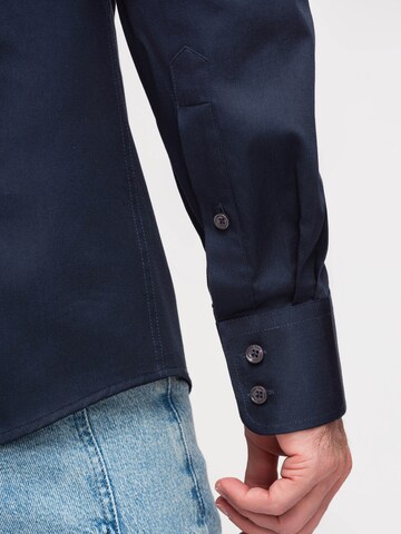 Ombre Regular fit Zakelijk overhemd in Blauw