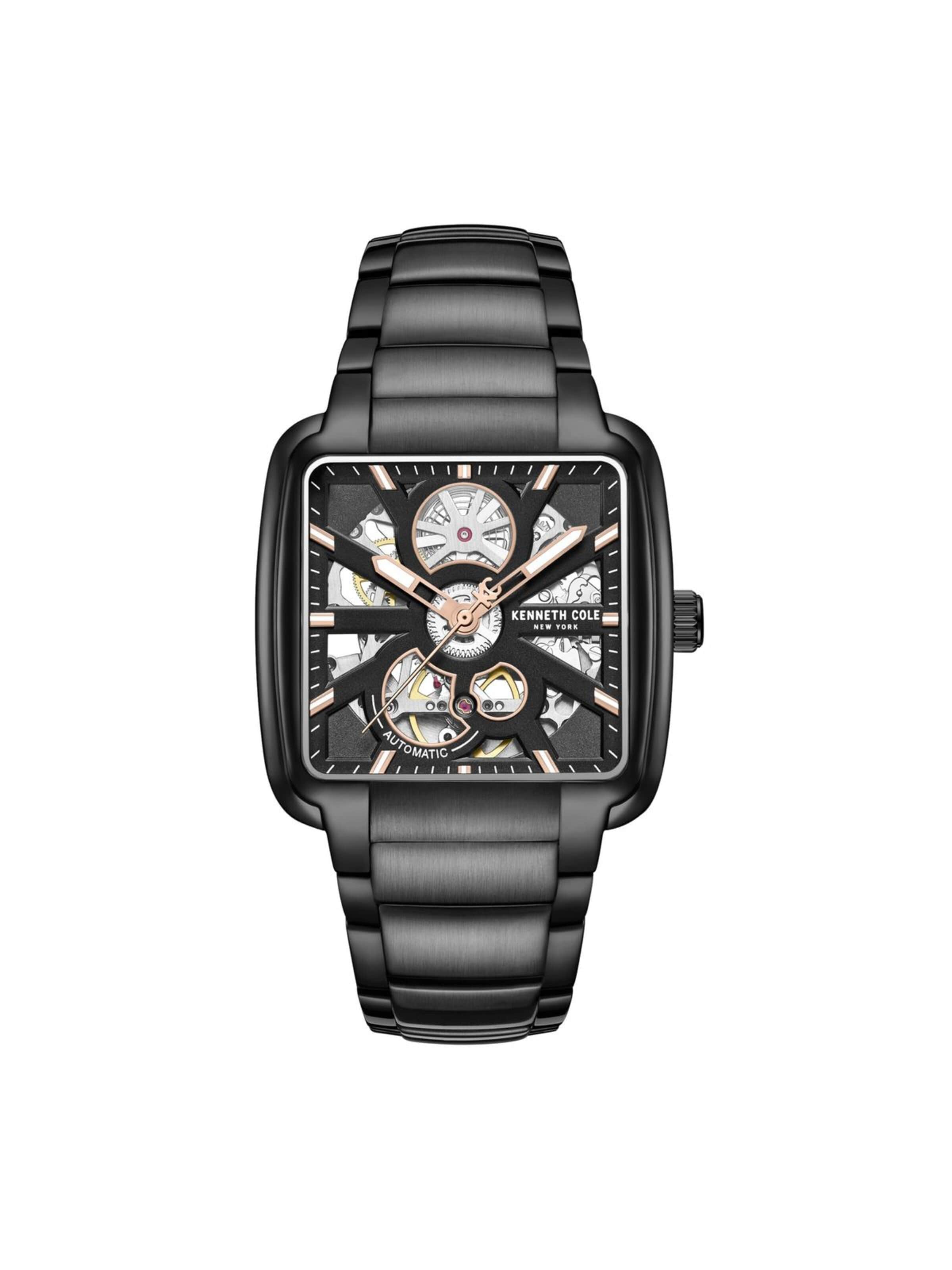 Montre à affichage analogique Kenneth Cole en noir : devant