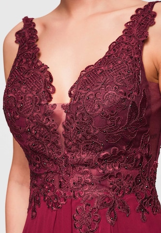 Robe de soirée Ombre en rouge