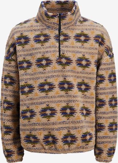 Megztinis 'Diamond' iš JACK & JONES, spalva – tamsi smėlio / tamsiai mėlyna / tamsiai geltona / žolės žalia, Prekių apžvalga