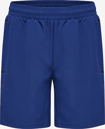 Hummel Sportshorts 'Move' in Blau: Vorderseite