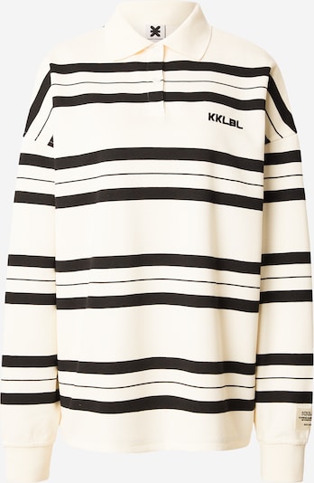 Marškinėliai iš Karo Kauer, spalva – smėlio spalva / juoda, Prekių apžvalga