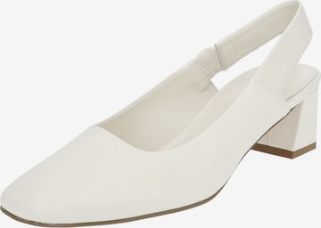 Escarpins à bride arrière Högl en blanc : devant