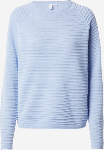 Pullover di QS in blu: frontale