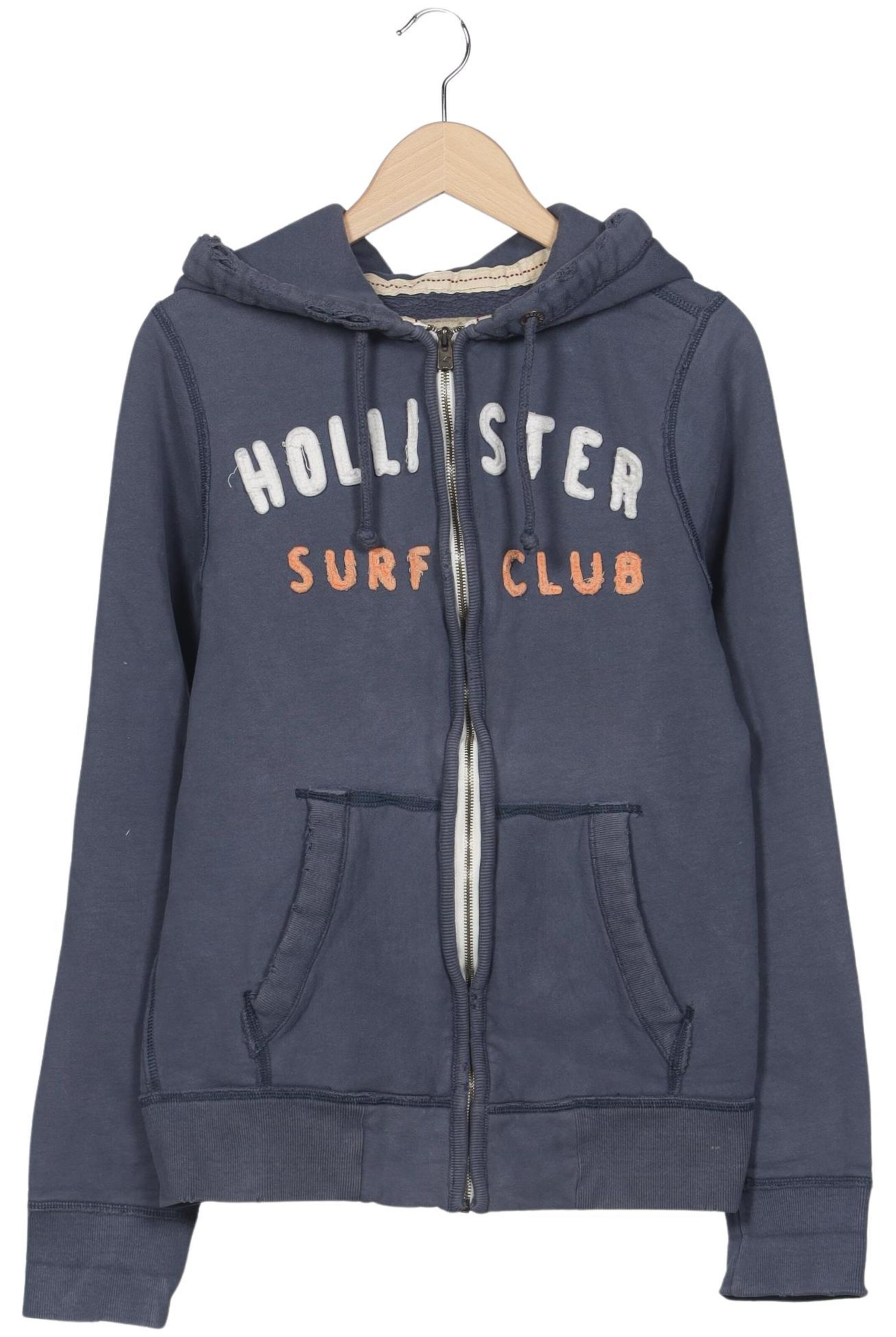 HOLLISTER Sweatshirt & Zip-Up Hoodie in L in Blue: front