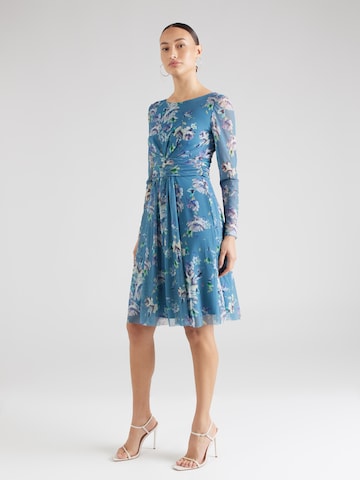 Robe SWING en bleu : devant