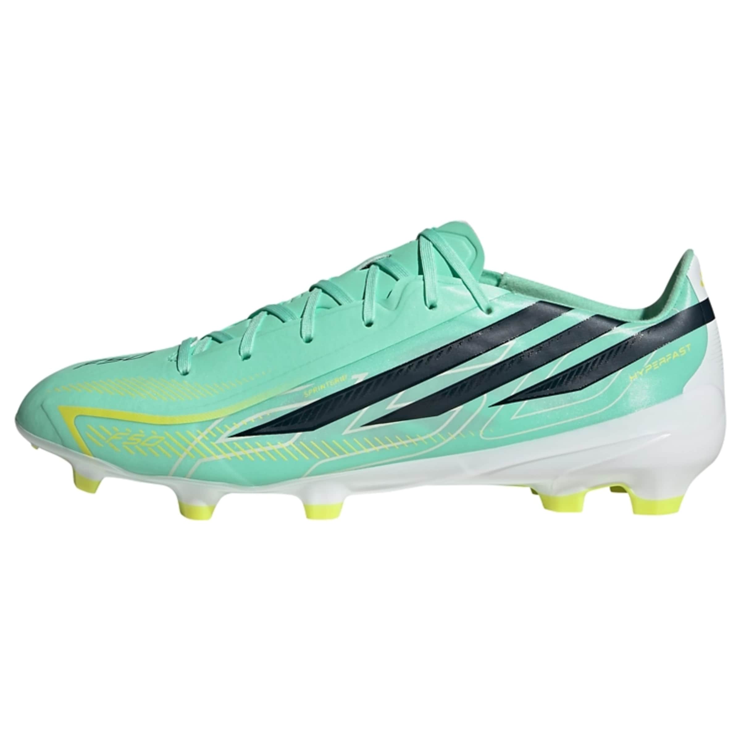 ADIDAS PERFORMANCE Kopačky 'F50 Hyperfast League' – zelená: přední strana