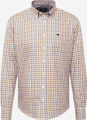 FYNCH-HATTON Regular Fit Hemd in Braun: Vorderseite
