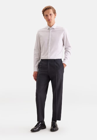 Coupe slim Chemise business SEIDENSTICKER en marron