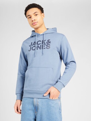 JACK & JONES Μπλούζα φούτερ σε μπλε: μπροστά