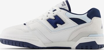 Sneaker bassa '550' di new balance in blu: frontale