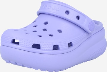 Crocs حذاء مفتوح 'Cutie' بـ بنفسجي: الأمام