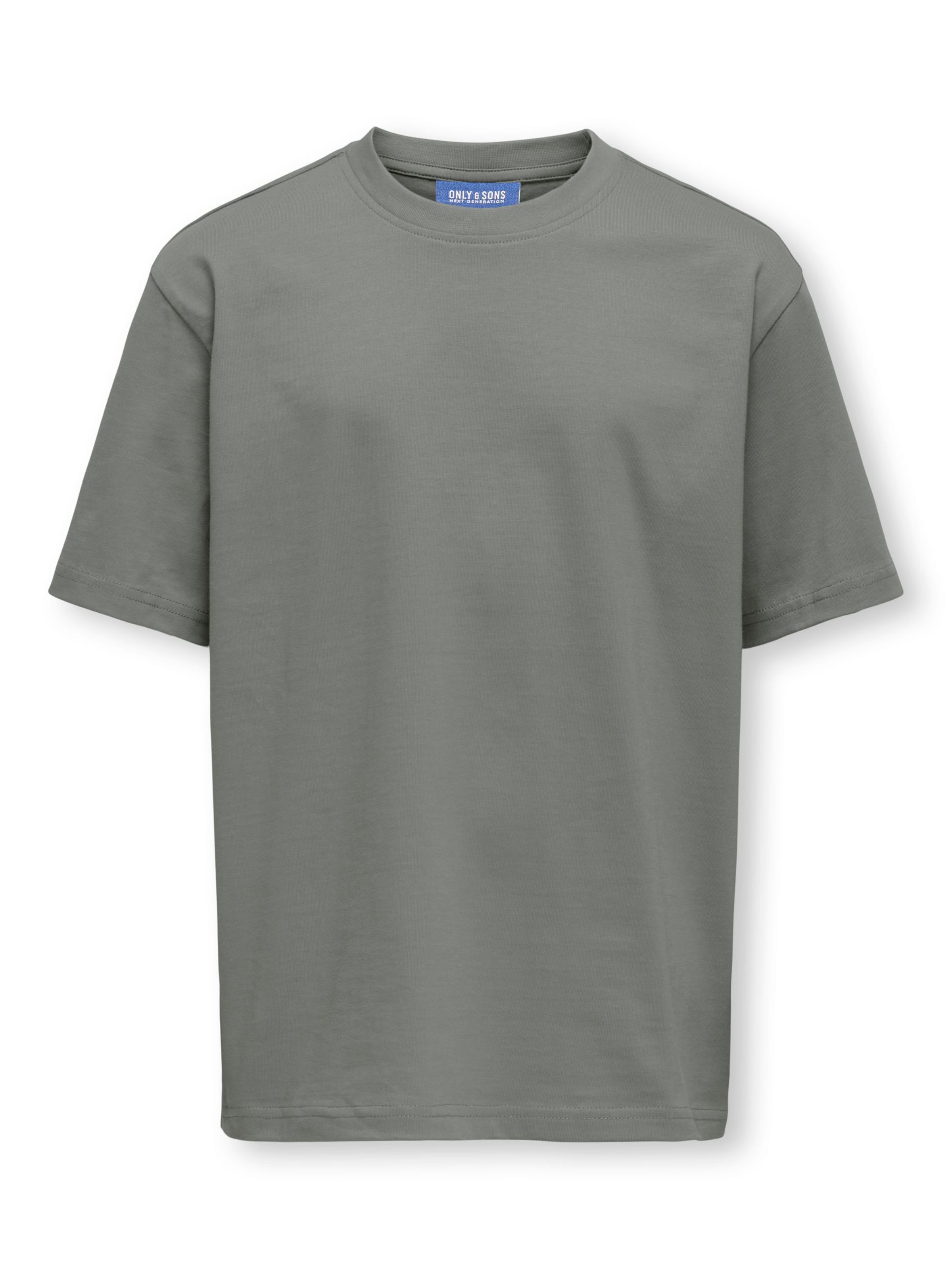 Only & Sons Junior T-Shirt 'OSJFred' in Grau: Vorderseite
