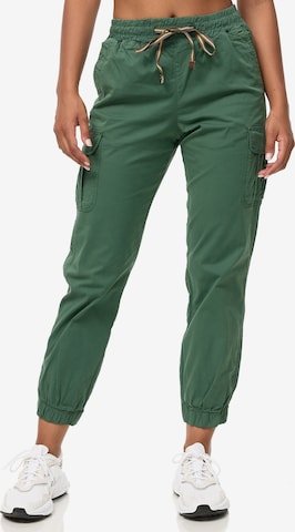 Tazzio Cargohose 'F600' in Grün: Vorderseite