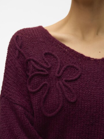 VERO MODA Pullover 'VMLollipop' i rød