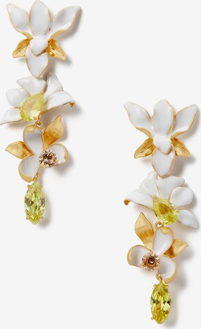 Boucles d'oreilles Kate Spade en blanc : devant