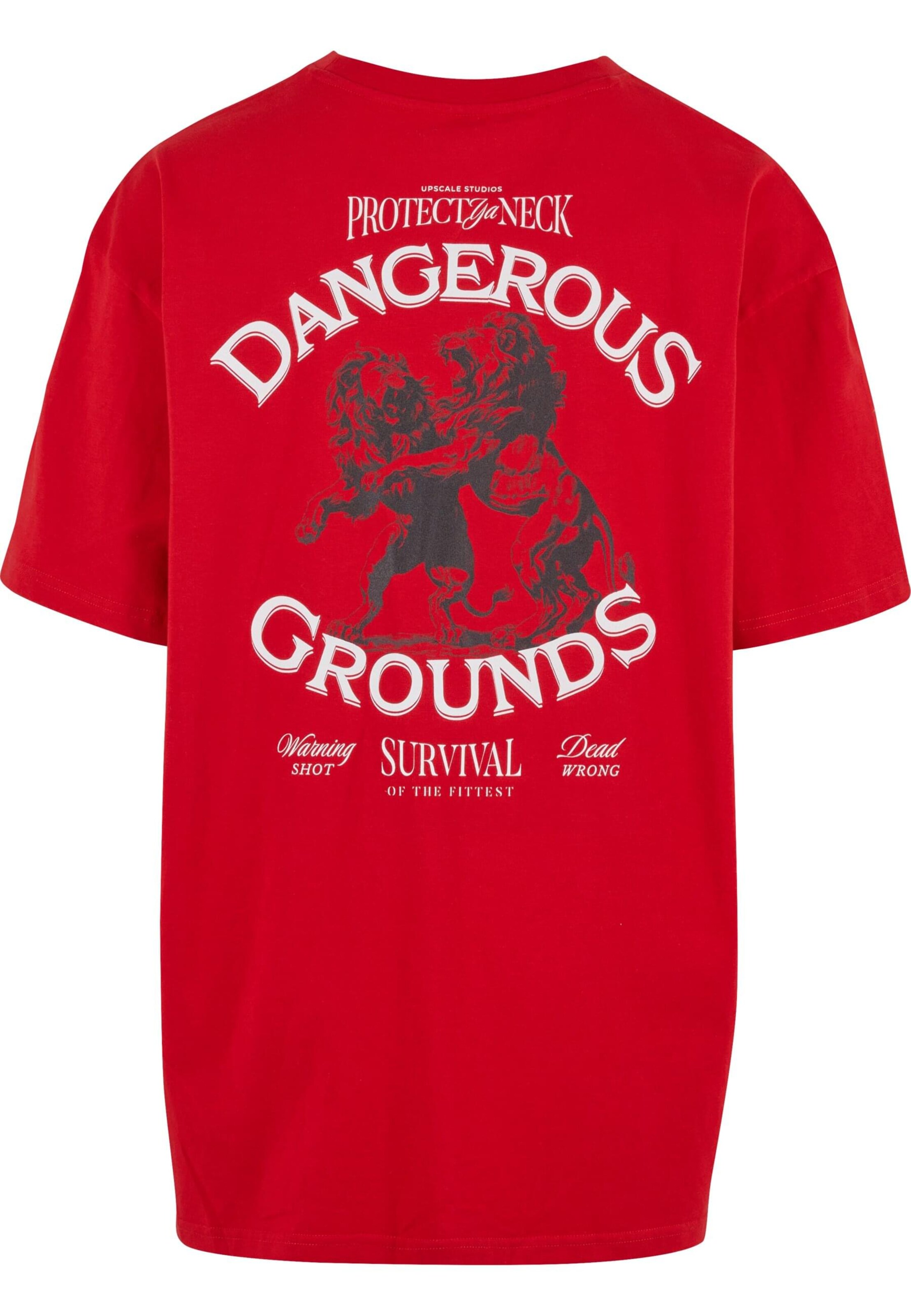 MT Upscale Shirt 'Dangerous Grounds' in Red