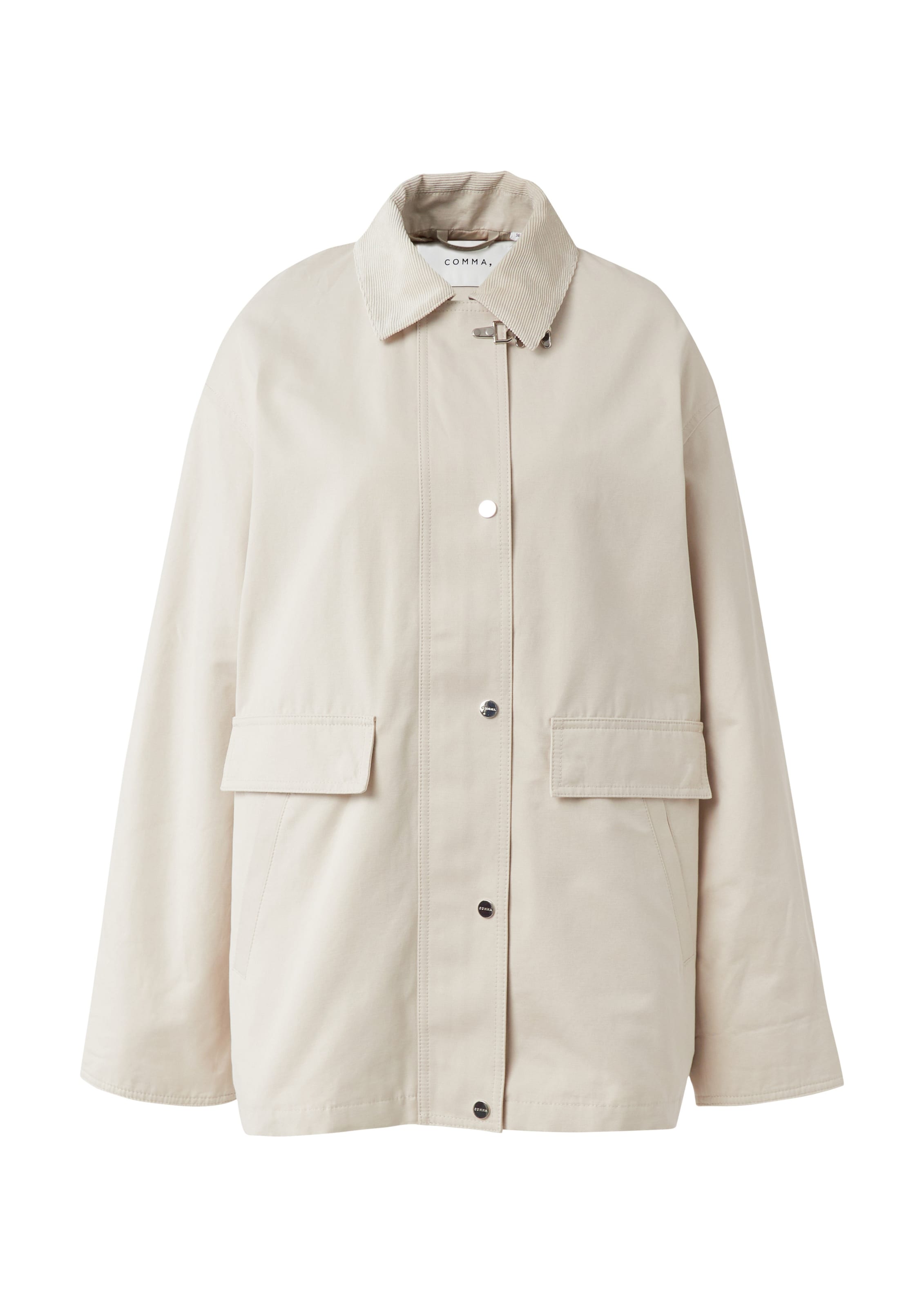 COMMA Tussenjas in Beige: voorkant