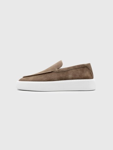 Dutch'D Classic Flats 'Atmos' in Grey: front