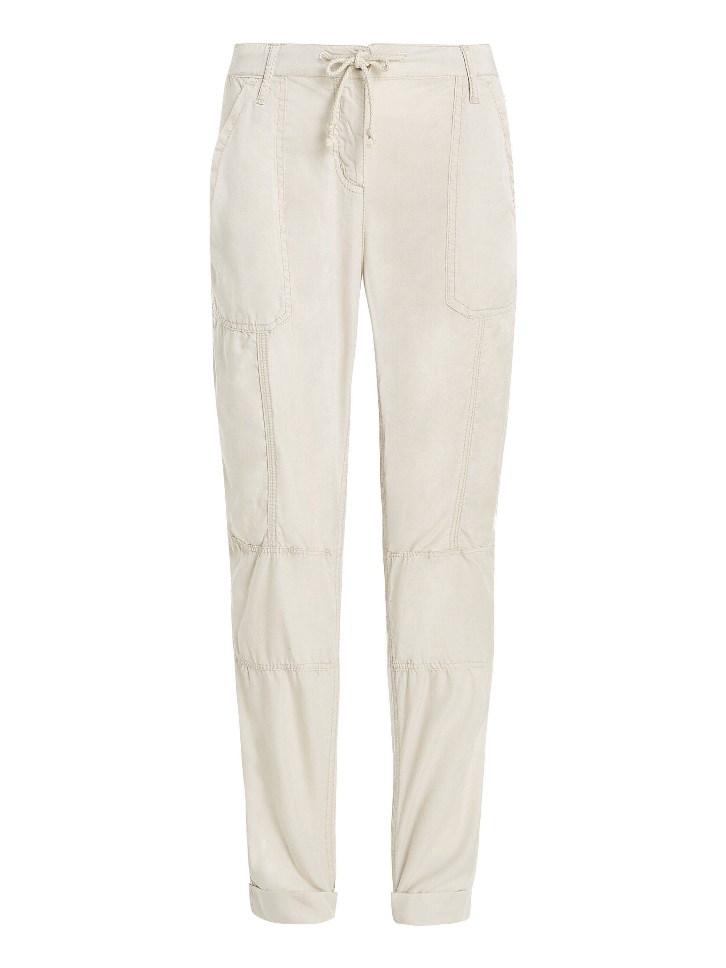 PROTEST Regular Broek 'PRTLEAF' in Wit: voorkant