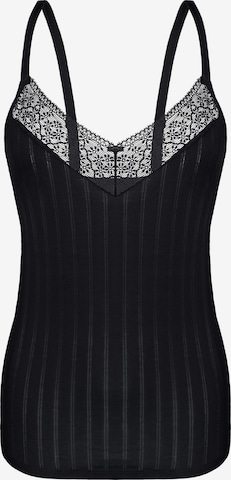 Maillot de corps sassa en noir : devant