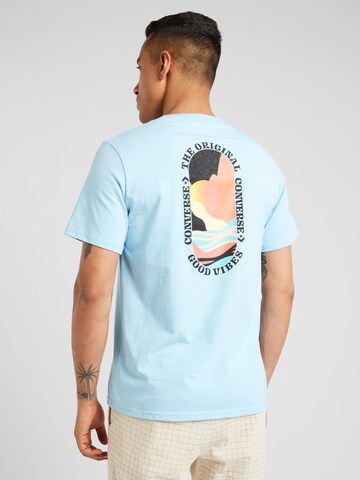 CONVERSE T-Shirt 'SUNSET' in Blau: predná strana