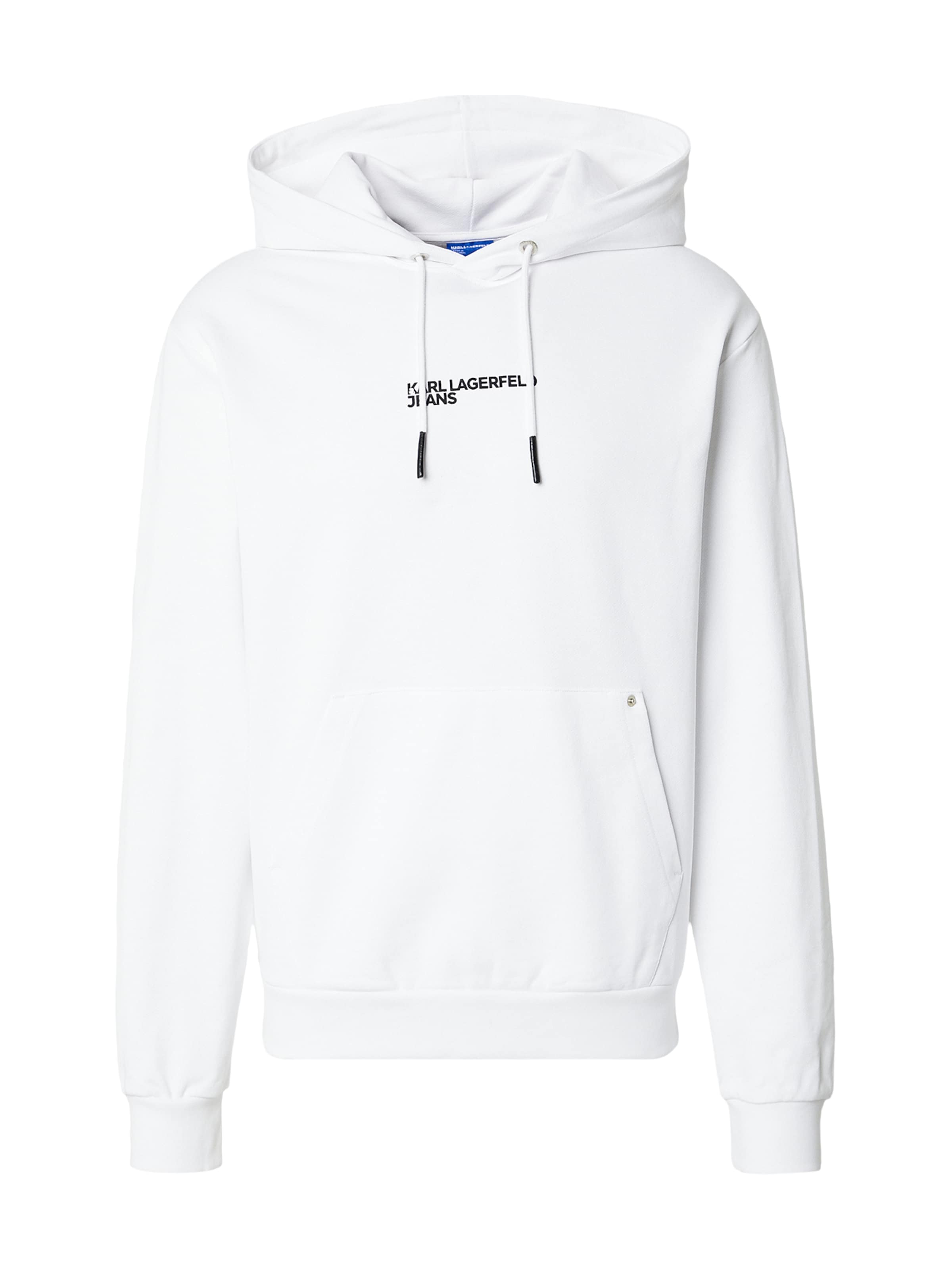 KARL LAGERFELD JEANS - Sudadera en blanco: frente