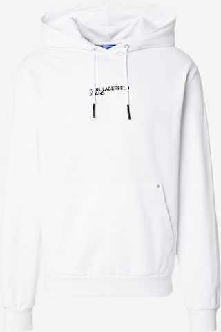 balts KARL LAGERFELD JEANS Sportisks džemperis: no priekšpuses