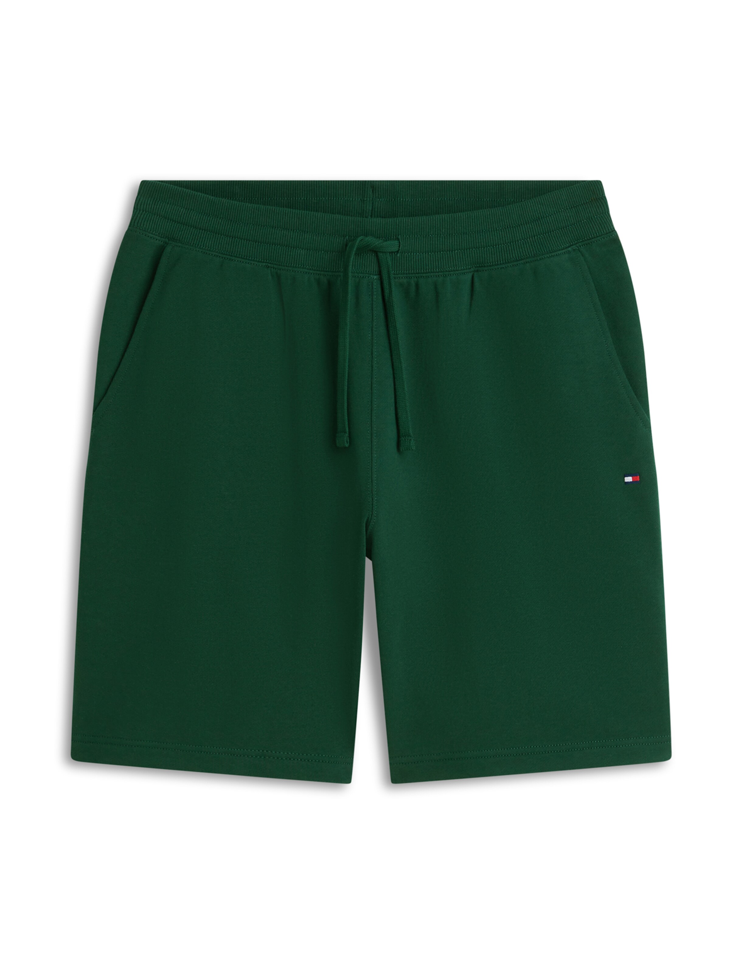 TOMMY HILFIGER Обычный Штаны 'ESSENTIAL' в Зеленый: спереди