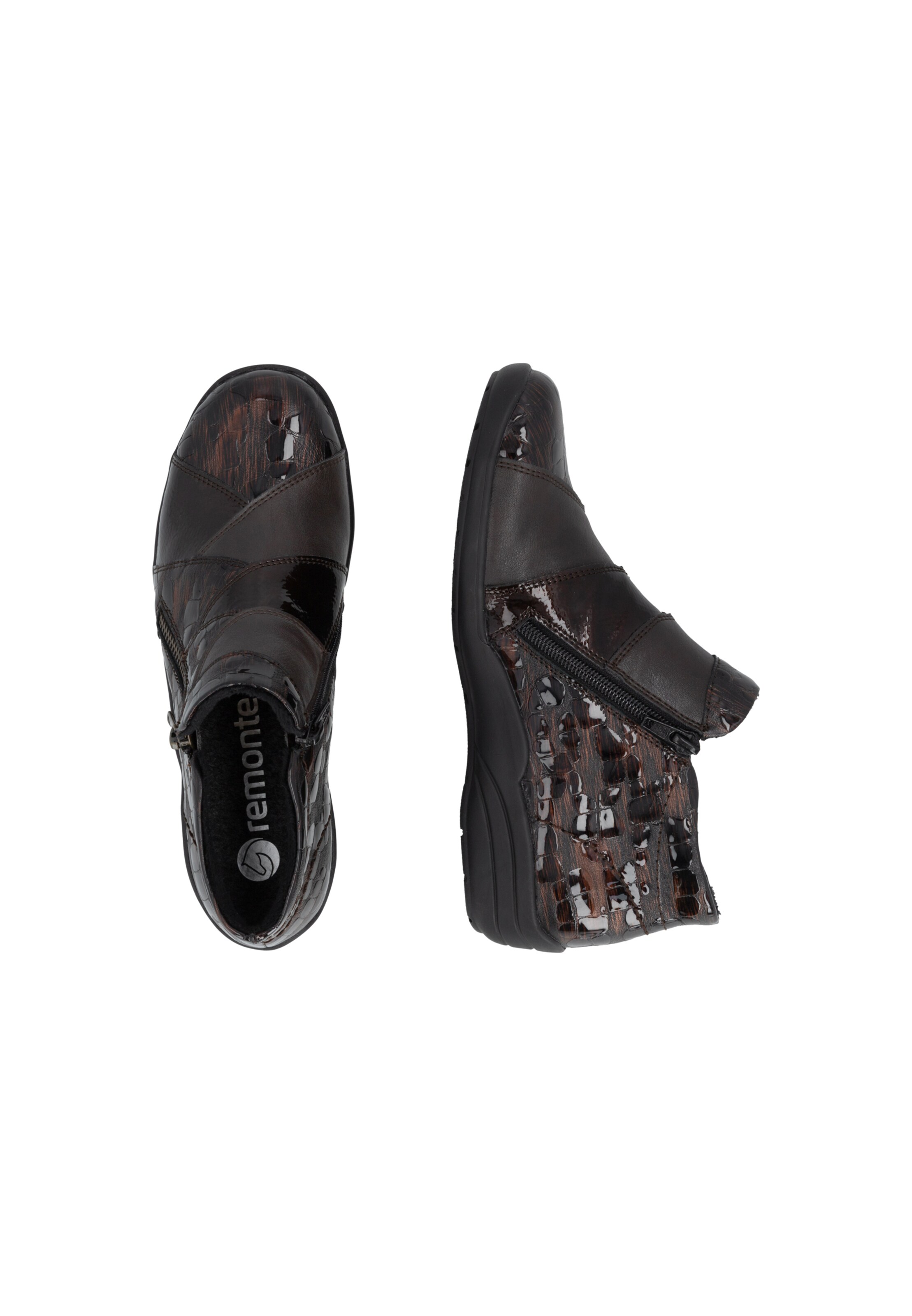 Bottines ' R7674 ' REMONTE en marron