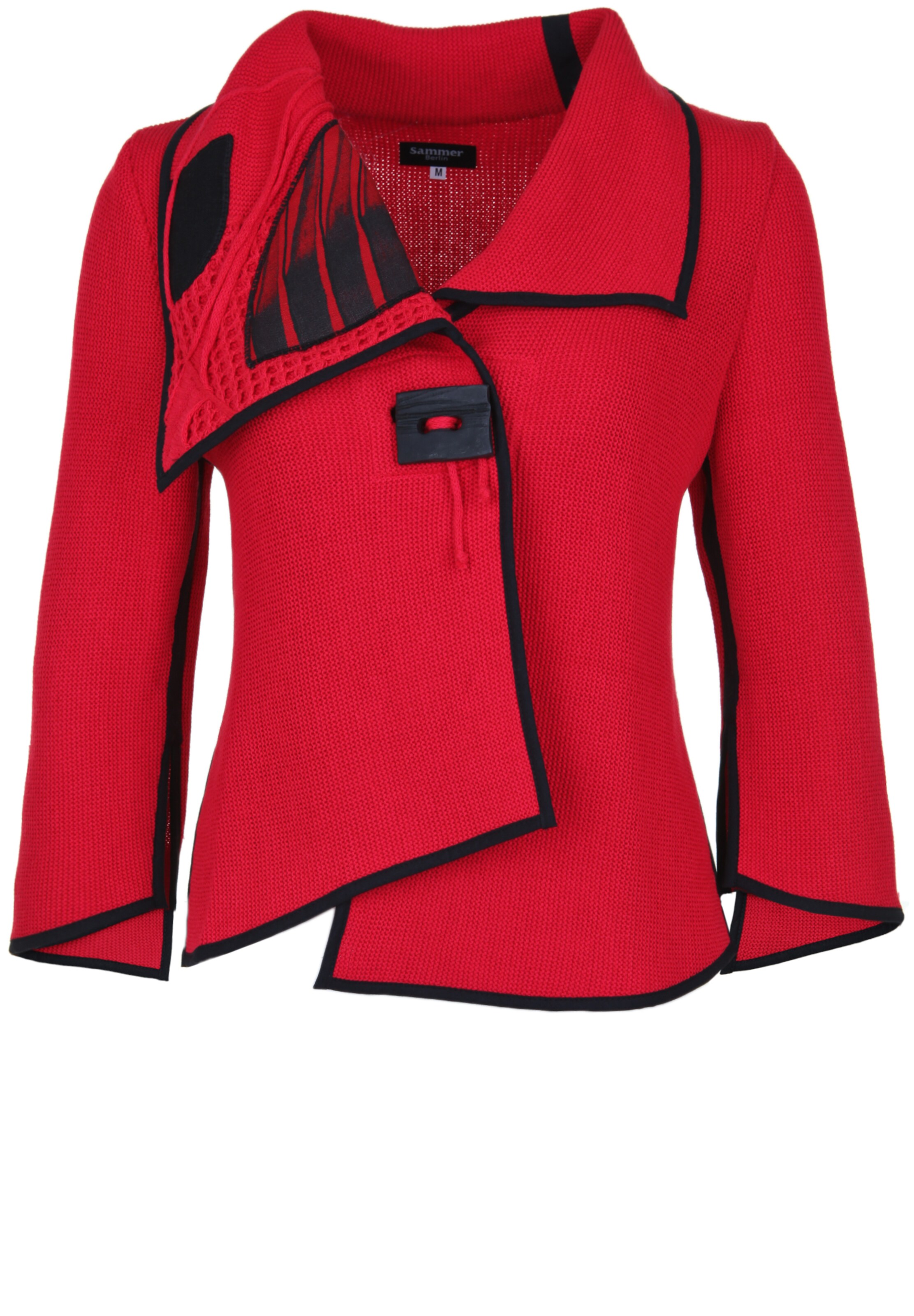 Frauen Pullover & Strick SAMMER Berlin Strickjacke in Feuerrot - YV63564 Frauen Pullover & Strick SAMMER Berlin Strickjacke in Feuerrot - YV63564