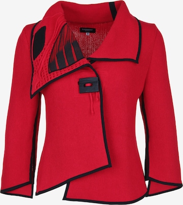 SAMMER Berlin Knit Cardigan in Red: front