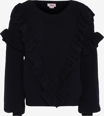 Pull-over aleva en noir : devant