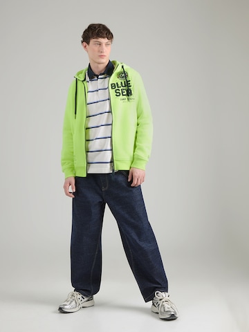 CAMP DAVID - Sudadera con cremallera en verde