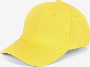styleBREAKER Cap 'Baseball Cap Einfarbig' in Yellow: front