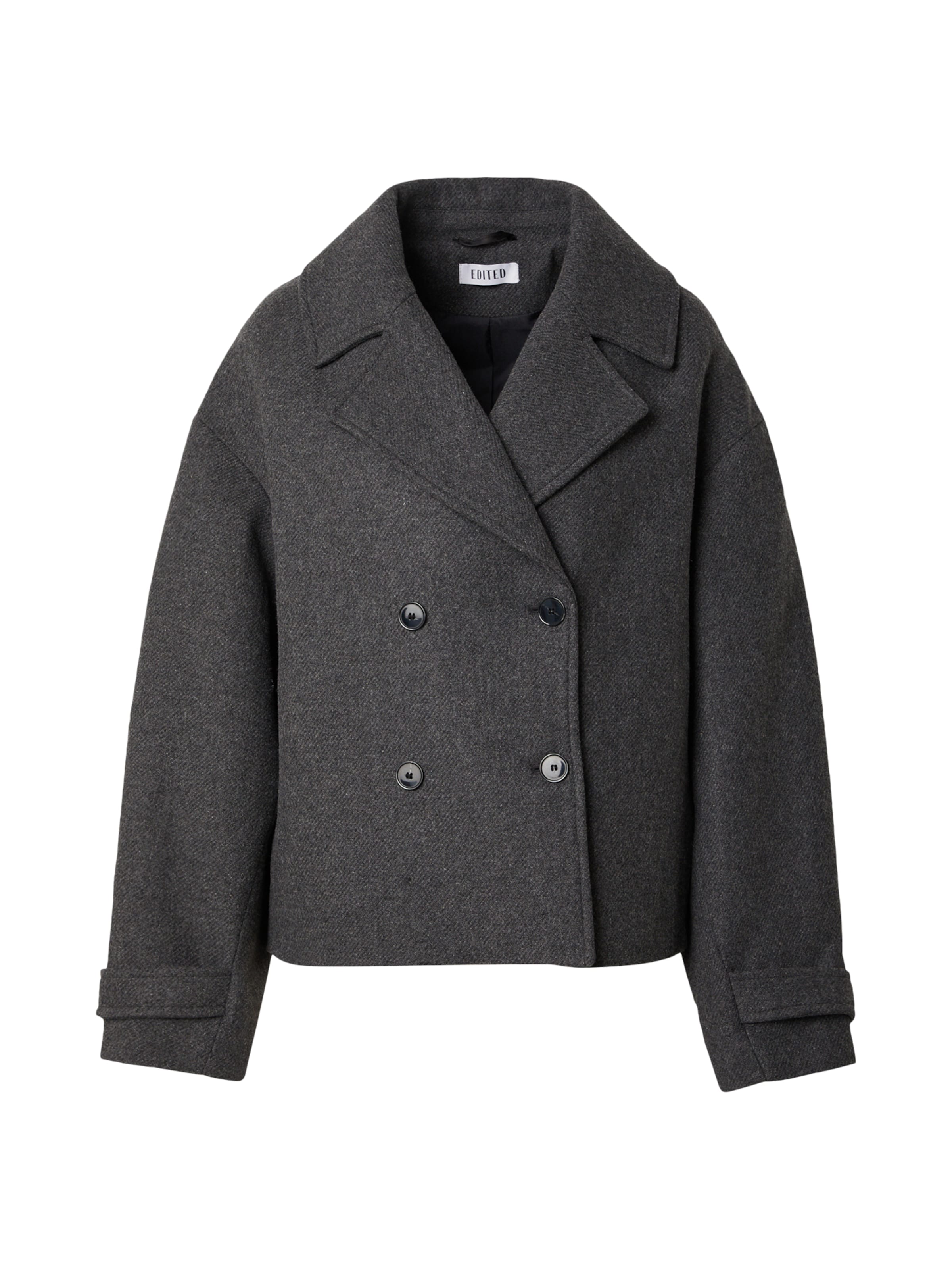 EDITED Φθινοπωρινό και ανοιξιάτικο μπουφάν 'Julie' σε γκρι: μπροστά