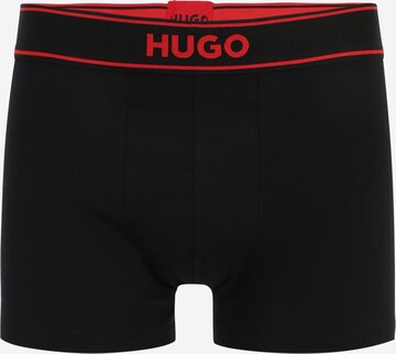 Boxers 'EXCITE' HUGO en noir : devant