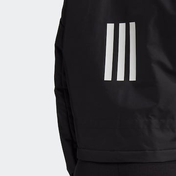 ADIDAS PERFORMANCE Skinny Athletic Jacket in Black