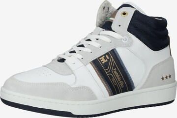 Sneaker alta 'Bellona' di PANTOFOLA D'ORO in bianco: frontale