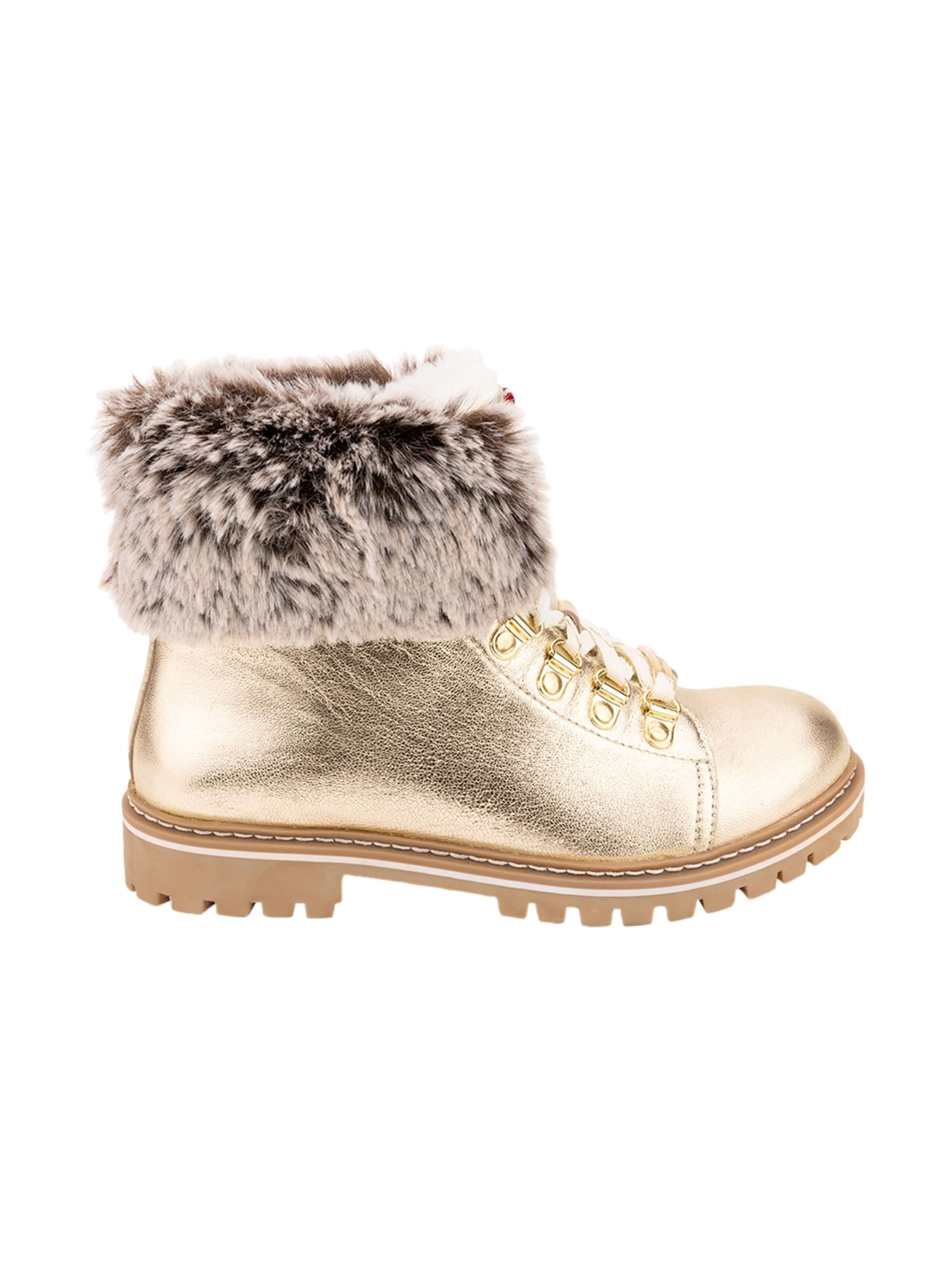 Les Tropéziennes Booties in Gold