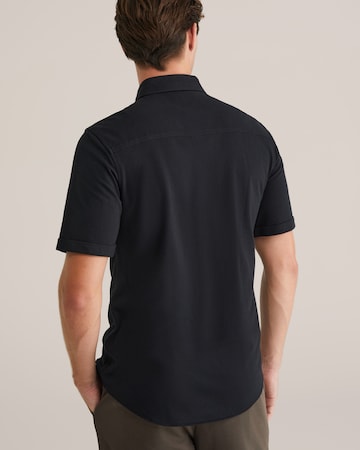 melns WE Fashion Slim fit Krekls