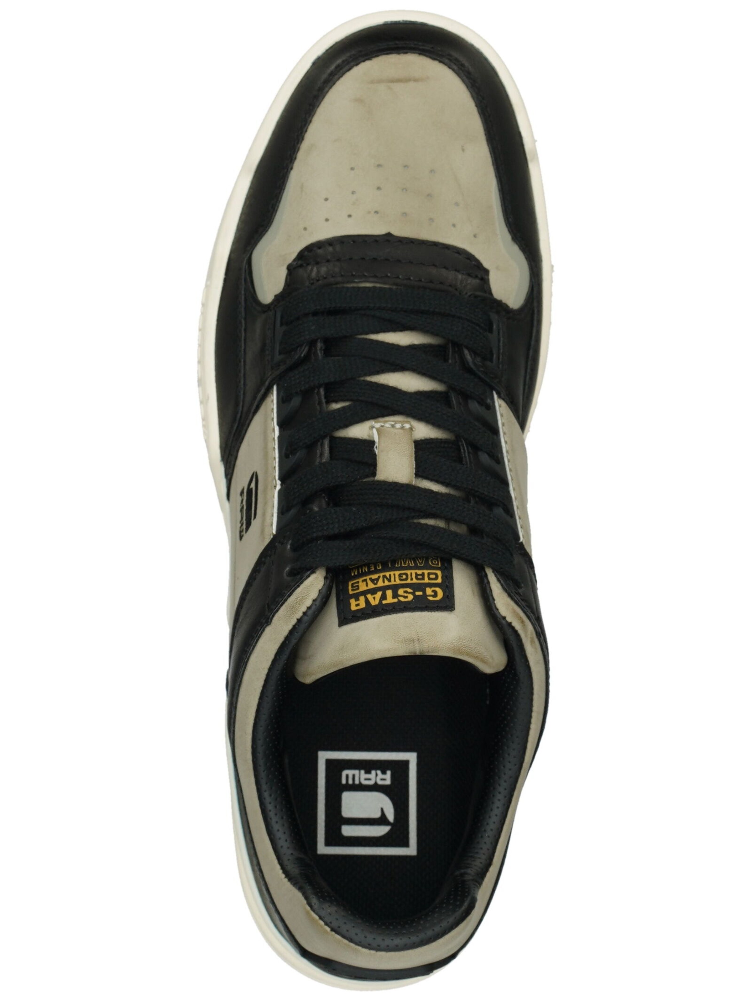 G-STAR Platform trainers 'Attacc BLK Lea' in Black