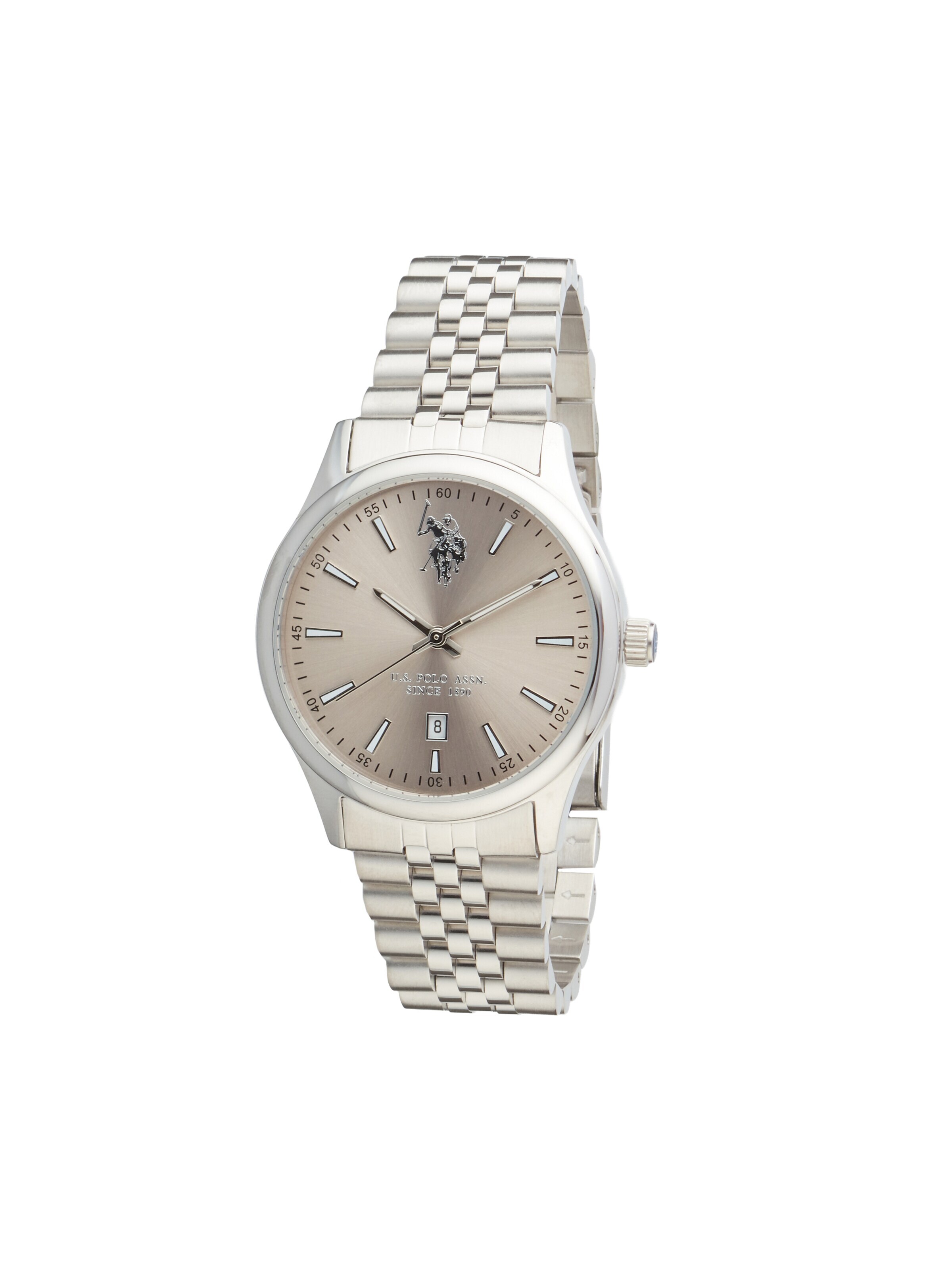 Montre à affichage analogique 'Aiden Steel' U.S. POLO ASSN. en gris : devant