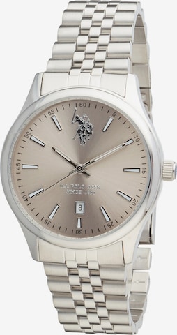 Montre à affichage analogique 'Aiden Steel' U.S. POLO ASSN. en gris : devant