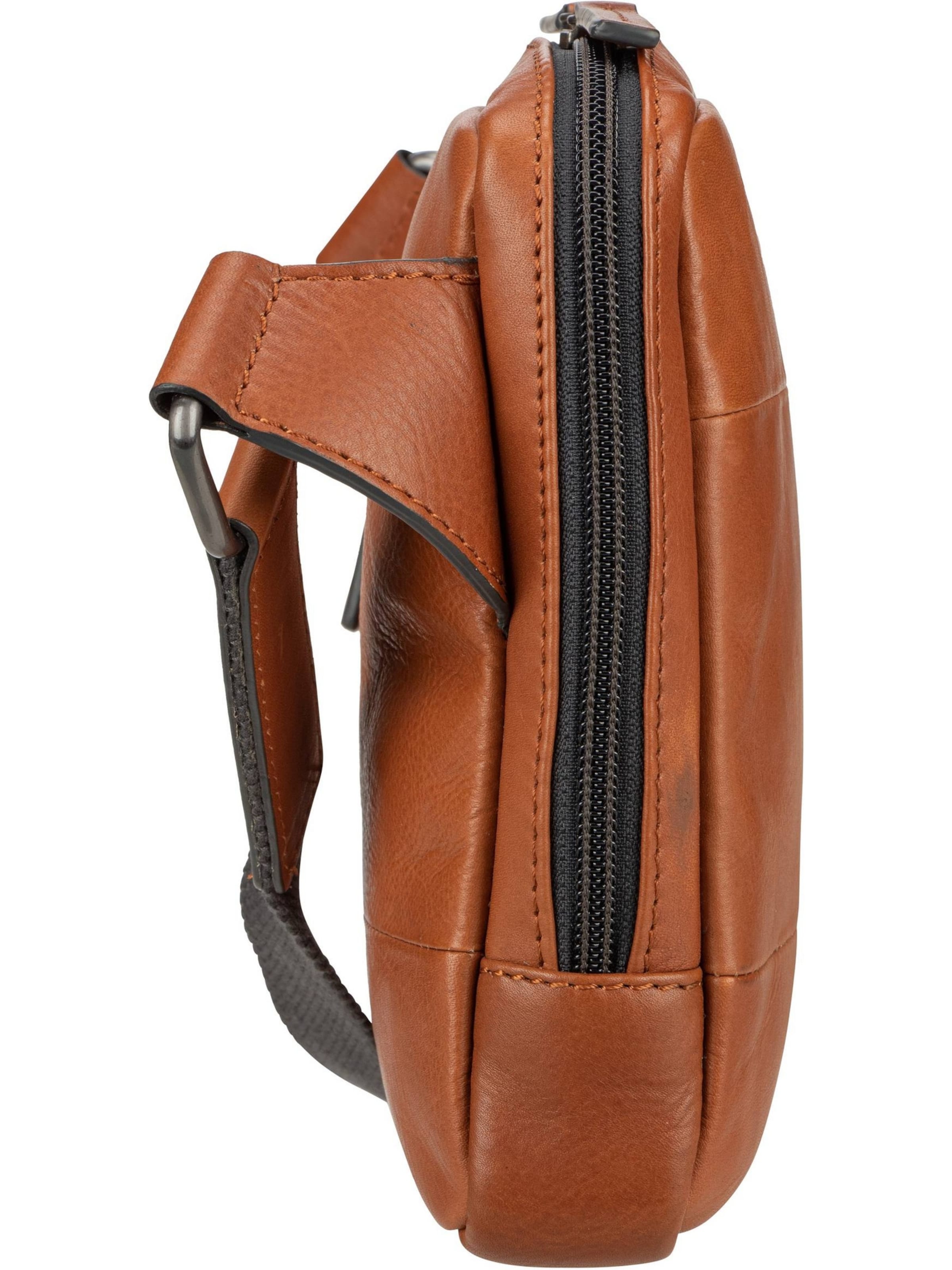LEONHARD HEYDEN Crossbody bag 'Hamburg' in Brown