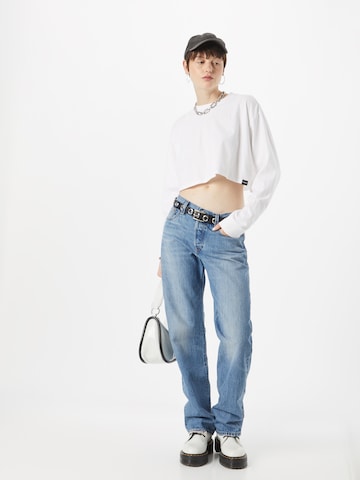 LEVI'S ® Μπλουζάκι 'Graphic Cindy Ls Crop' σε λευκό