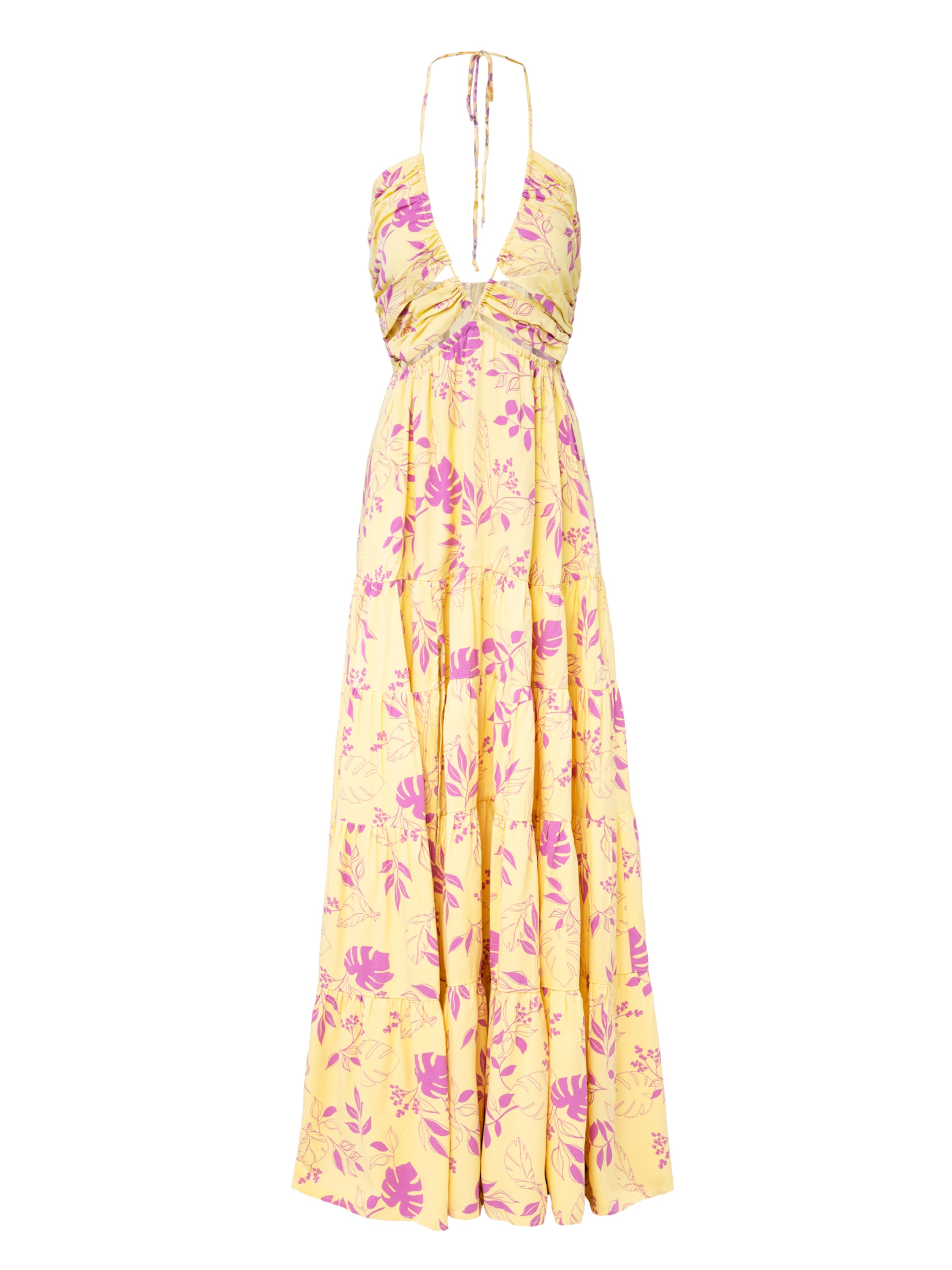 Laurella Лятна рокля в жълто: отпред