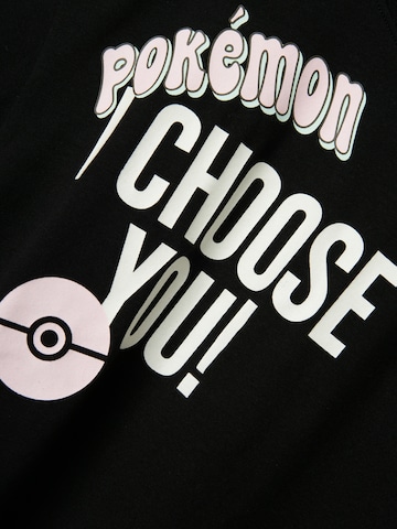 NAME IT Koszulka 'NKFMorana Pokemon' w kolorze czarny